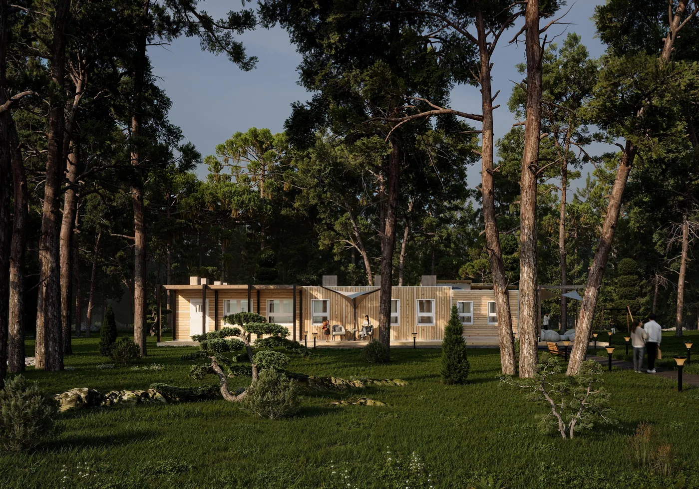 Villa Resort Forestale: anteprima del progetto